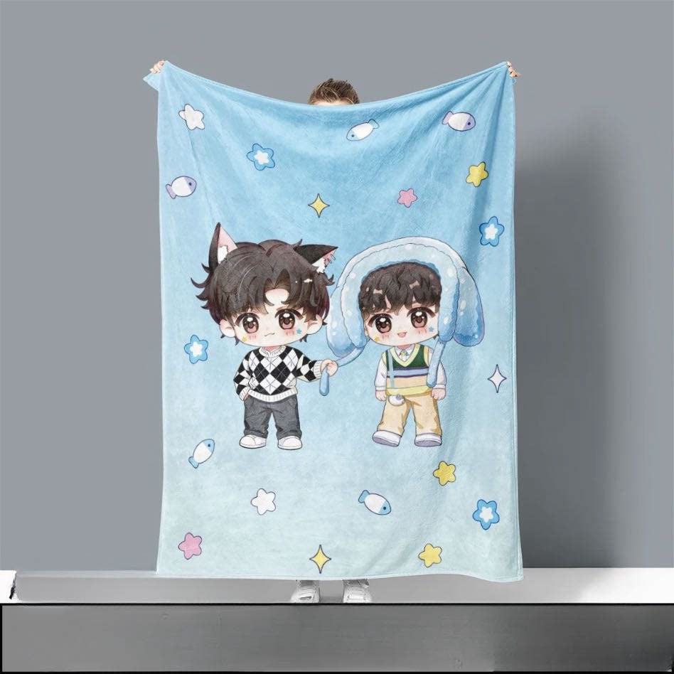 Musical-Themed Plush Throw Blanket