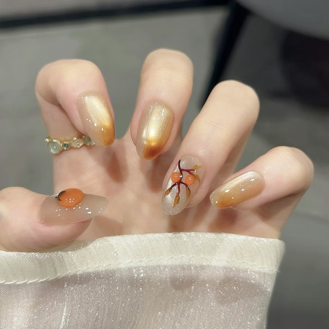 Artistic Press-On Nails