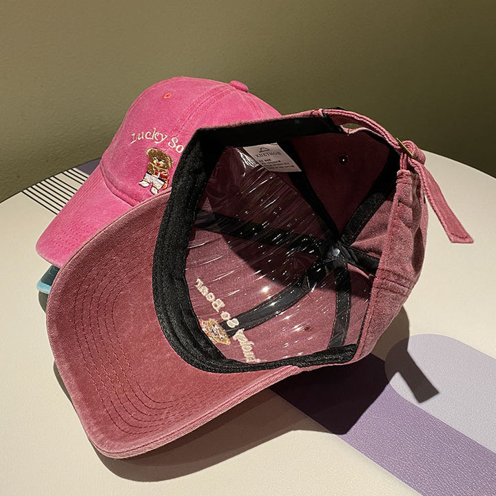 Unisex Casual Embroidered Bear Cap Stornfield
