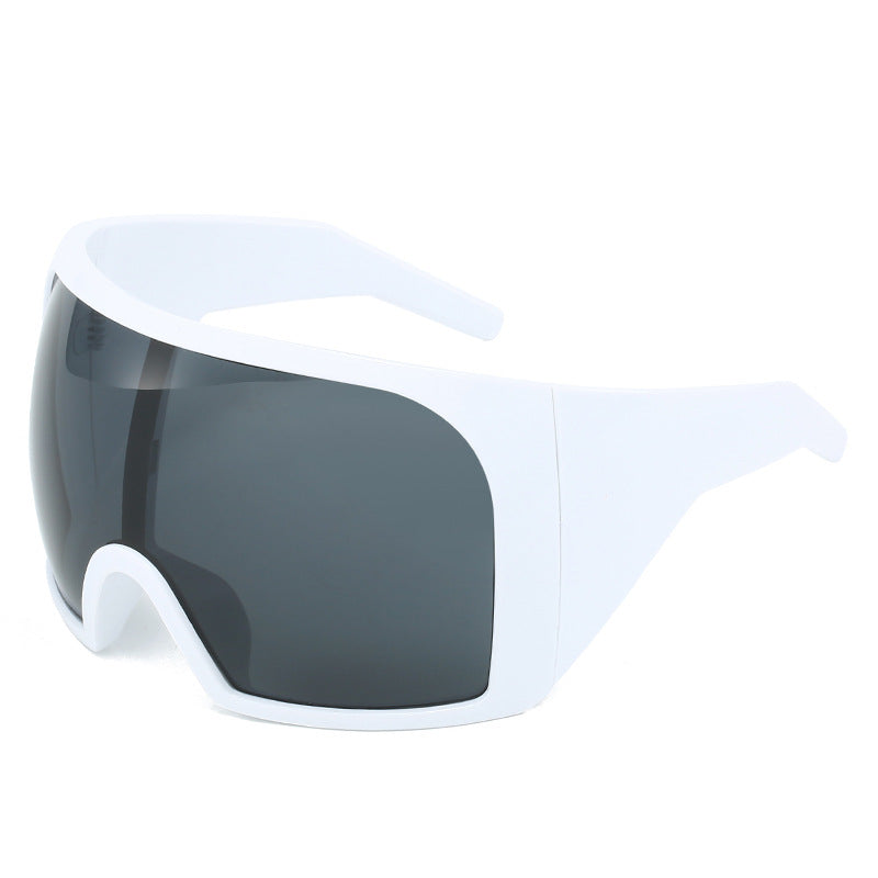 Oversized Shield Sunglasses with Enhanced UV Protection Stornfield