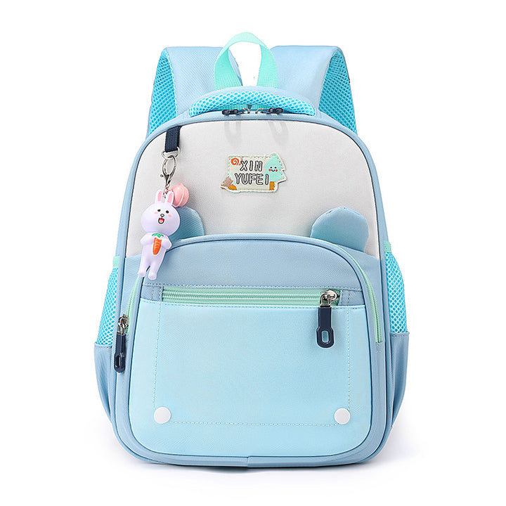 Cartoon-Themed Multi-Compartment School Backpack Stornfield