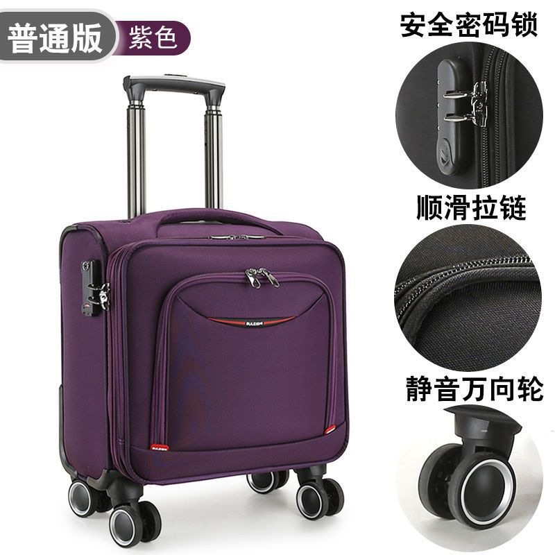Hard-shell trolley suitcase with stable 360-degree wheels and integrated combination lock Stornfield