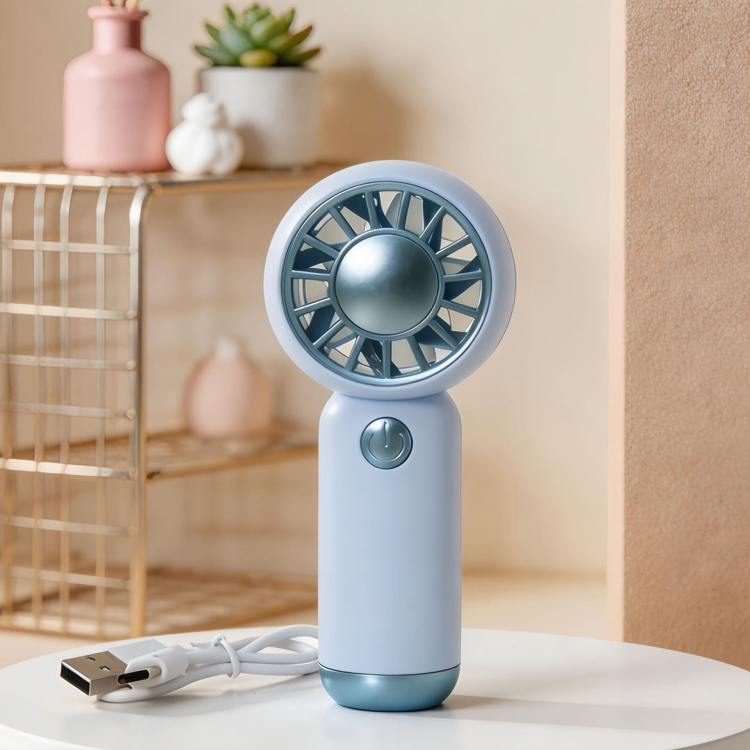 Women's Portable Hand Fan with USB Charging Function Stornfield