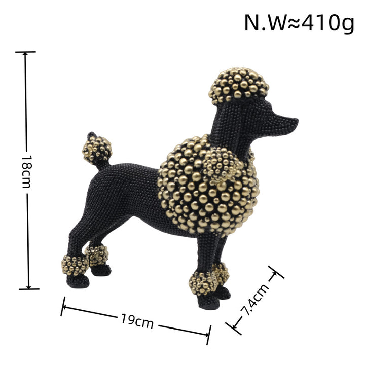 Decorative dog figure in modern design Stornfield