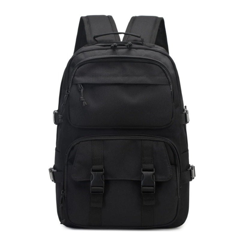 Multi-functional outdoor backpack with reinforced carrying straps and multiple compartments Stornfield