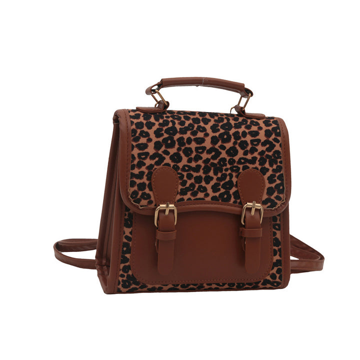 Chic Leopard Print Satchel Crossbody Bag Stornfield