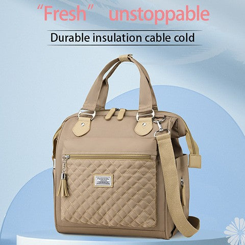 Structured Quilted Satchel Bag Stornfield