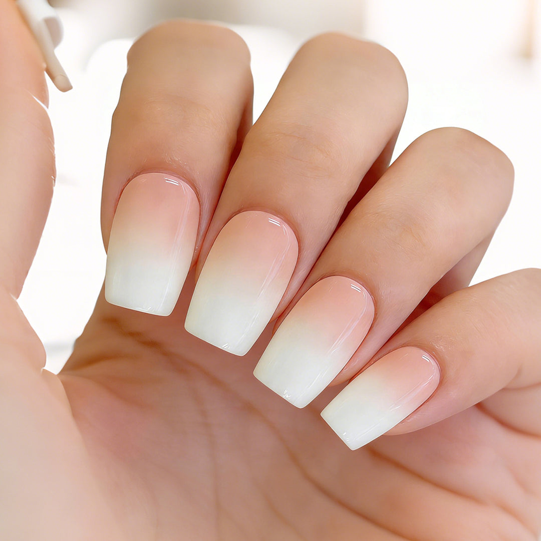 Premium Natural Finish Press-On Nail Set Stornfield
