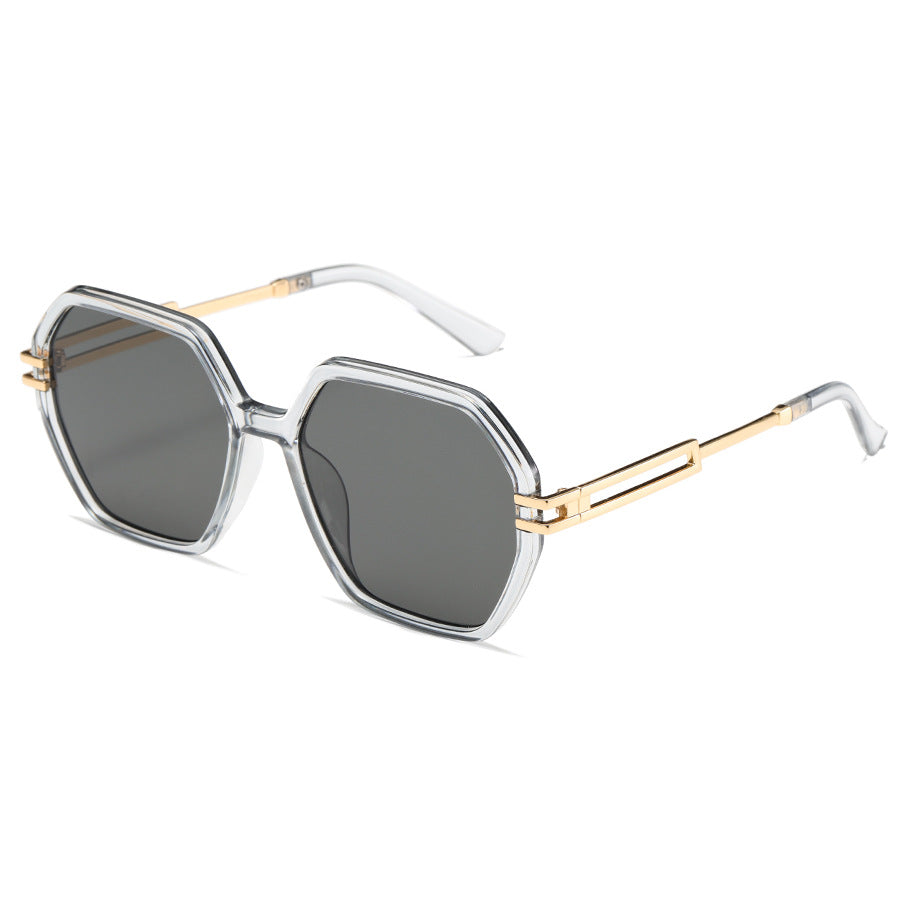 Women's fashionable sunglasses in avant-garde hexagon design Stornfield