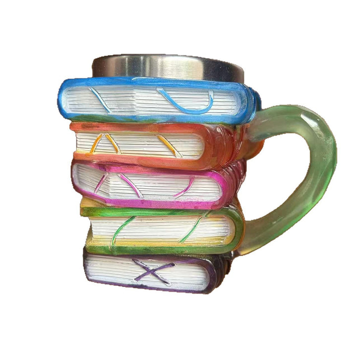 Creative Book Stack Mug Stornfield