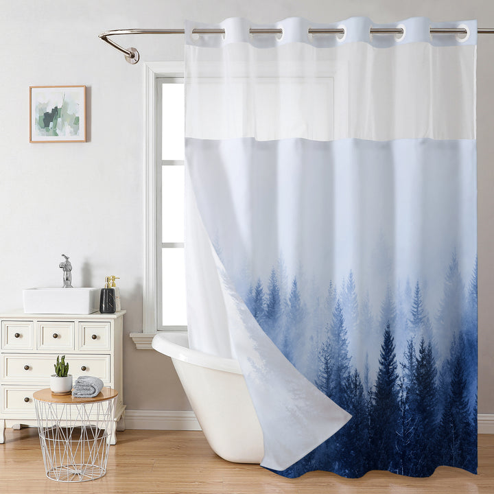 Forest Landscape Shower Curtain Stornfield