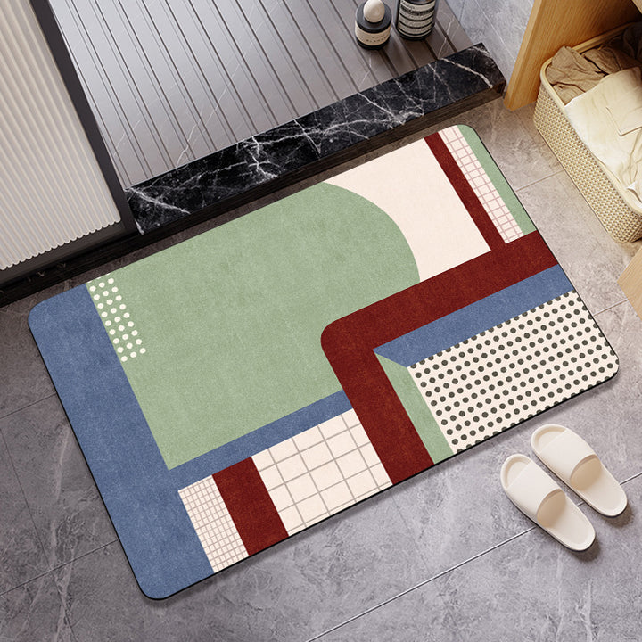 Non-Slip Modern Bath Mat Stornfield