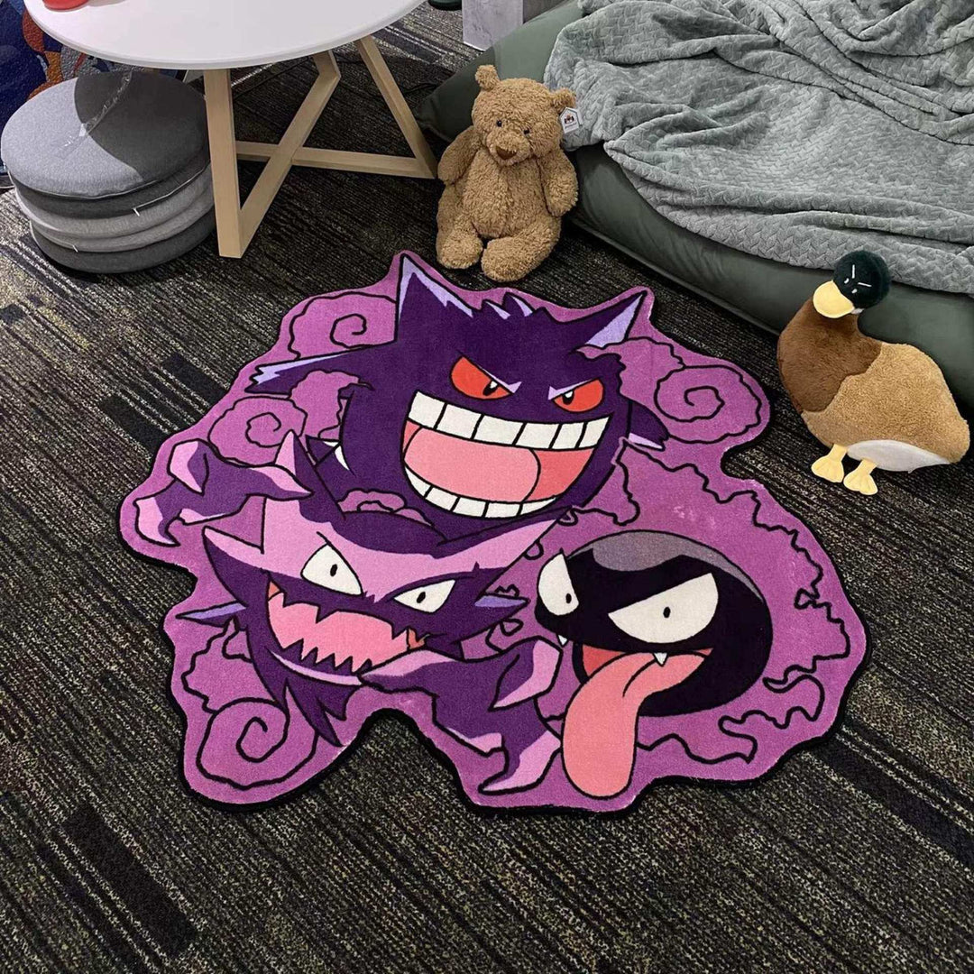 Cartoon Dragon-Themed Area Rug