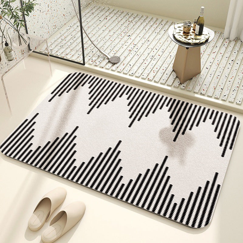Playful Dog-Themed Bath Mat