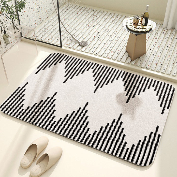 Playful Dog-Themed Bath Mat