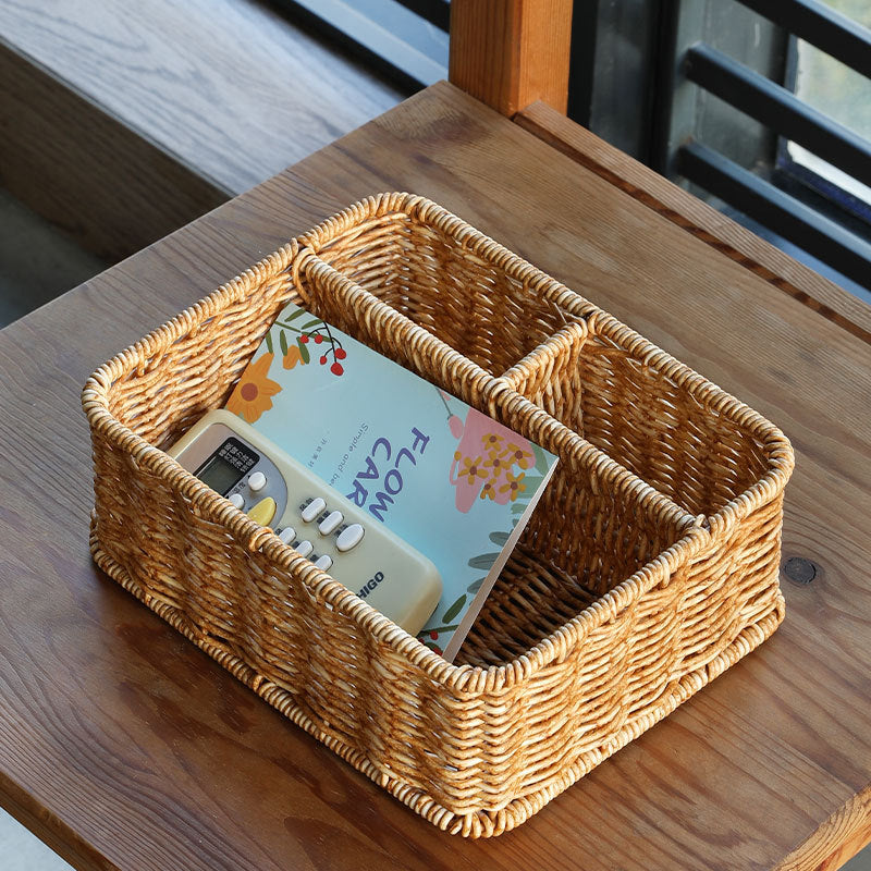 Woven Storage Organizer with Divided Compartments Stornfield