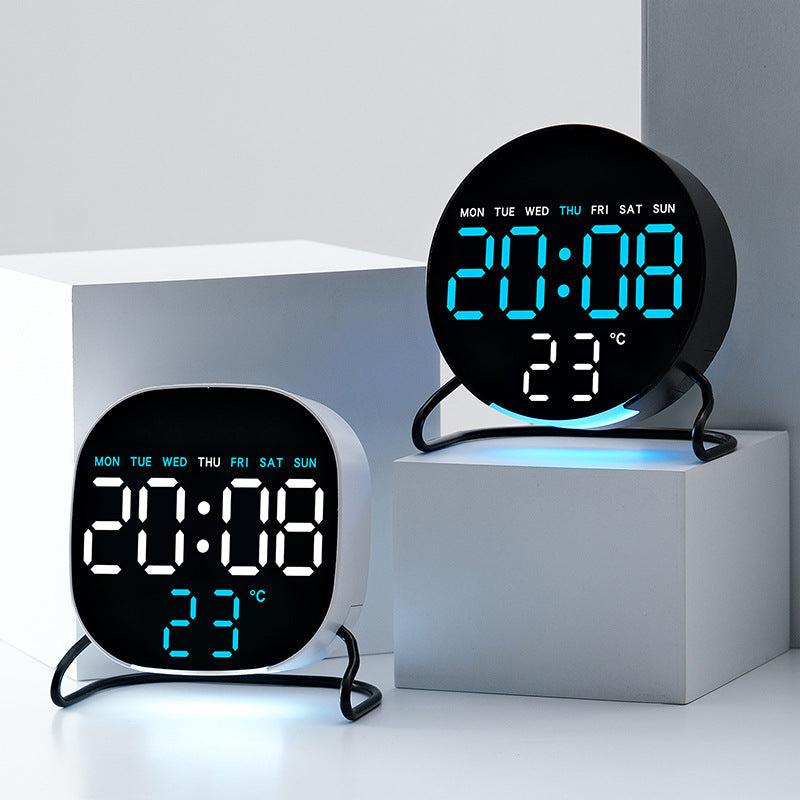 Digital alarm clock with temperature and calendar display Stornfield