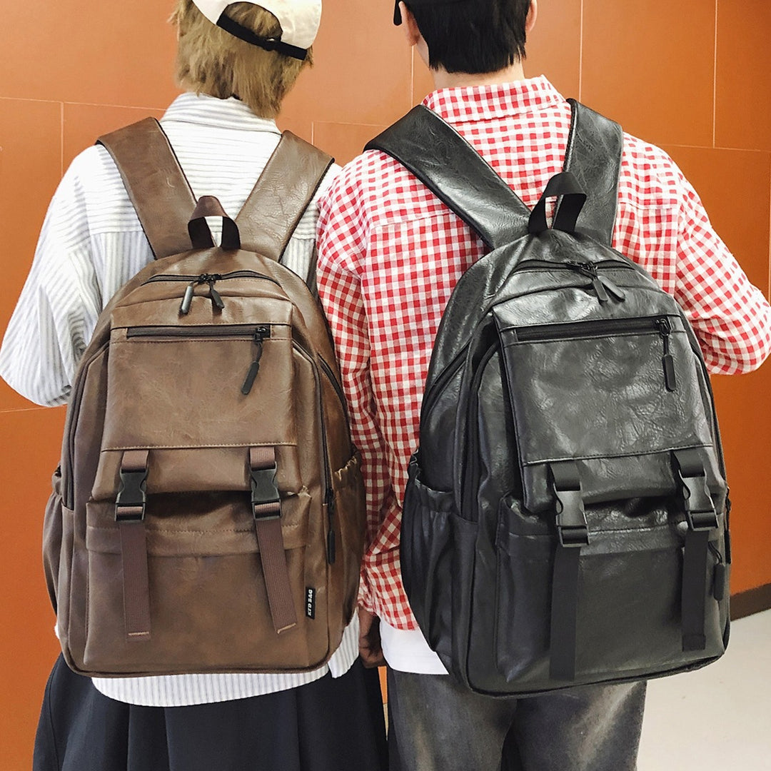 Stylish Multi-Functional Leather Backpack Stornfield