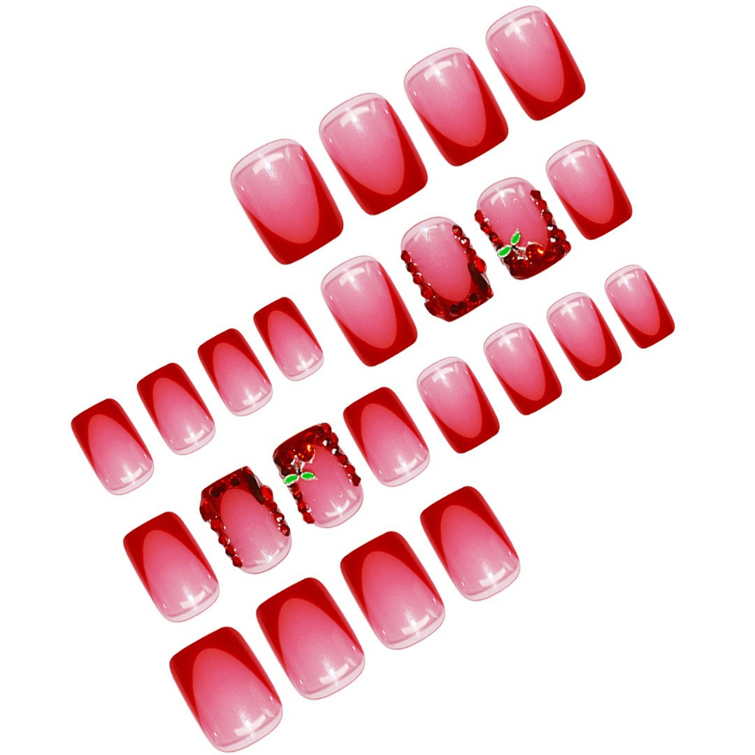 Elegant Theatrical Press-On Nail Set Stornfield