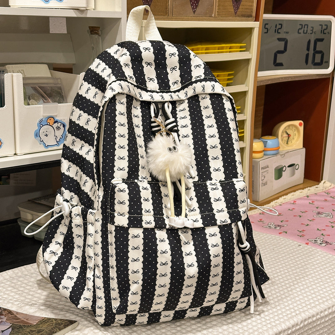 Cute Bow-Embellished Backpack Stornfield