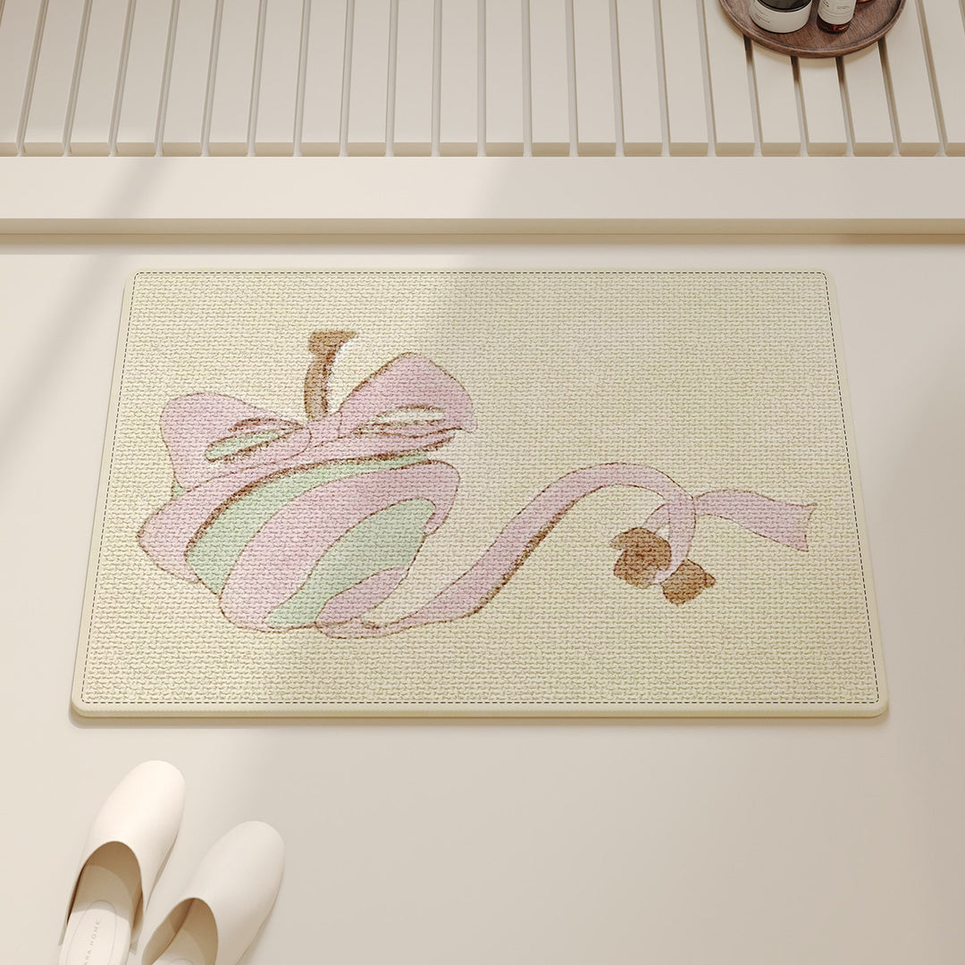 Playful Cat-Themed Bathroom Mat