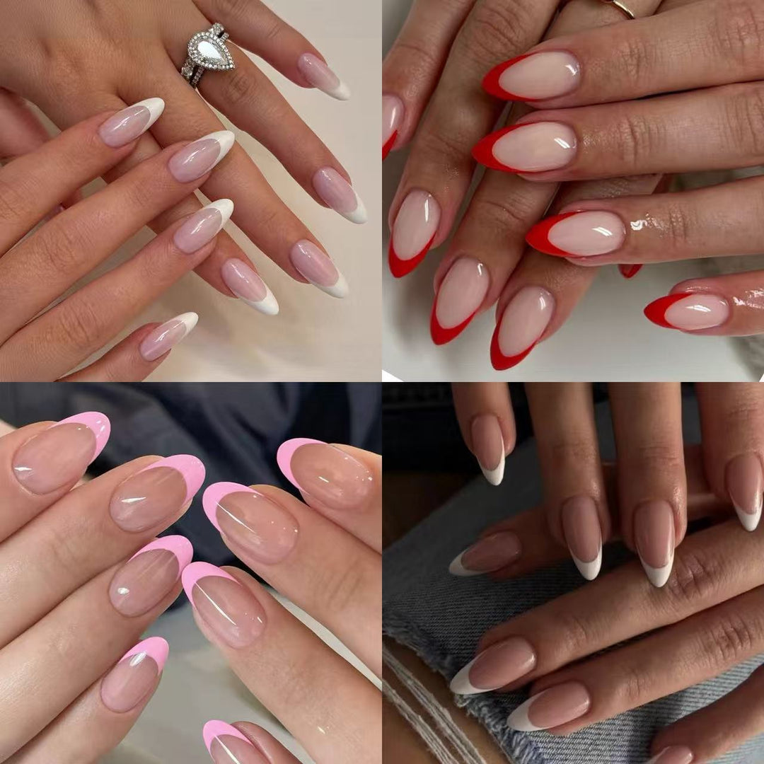 Elegant and Stylish French Design Nail Art Stornfield