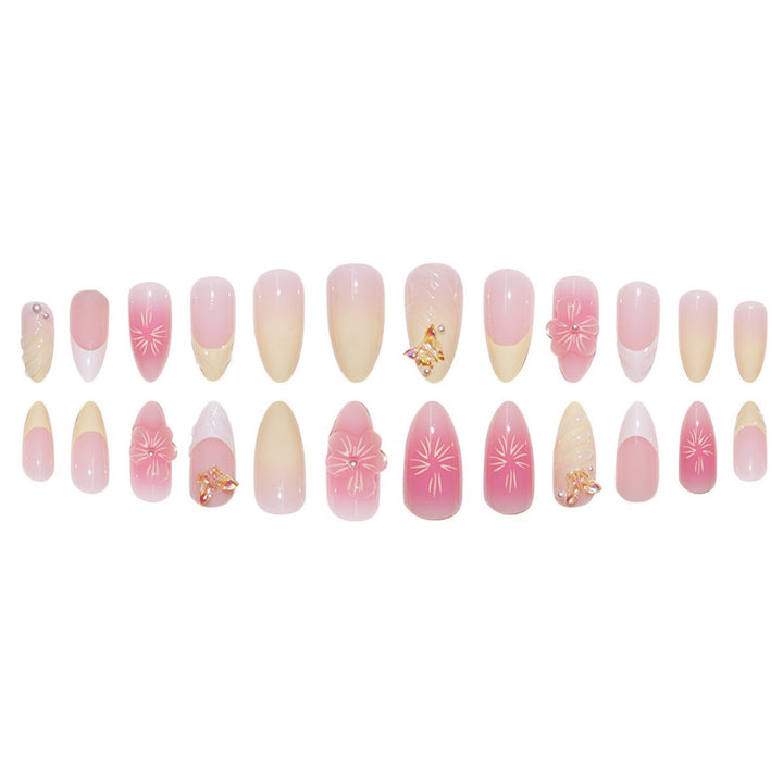 Floral-Inspired Decorative Press-On Nail Extensions Stornfield