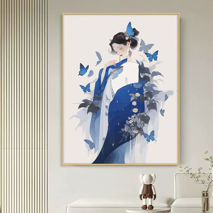 Elegant Butterfly-Themed Canvas Art Print Stornfield