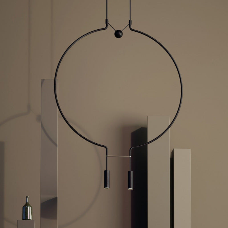 Contemporary Curved Pendant Light