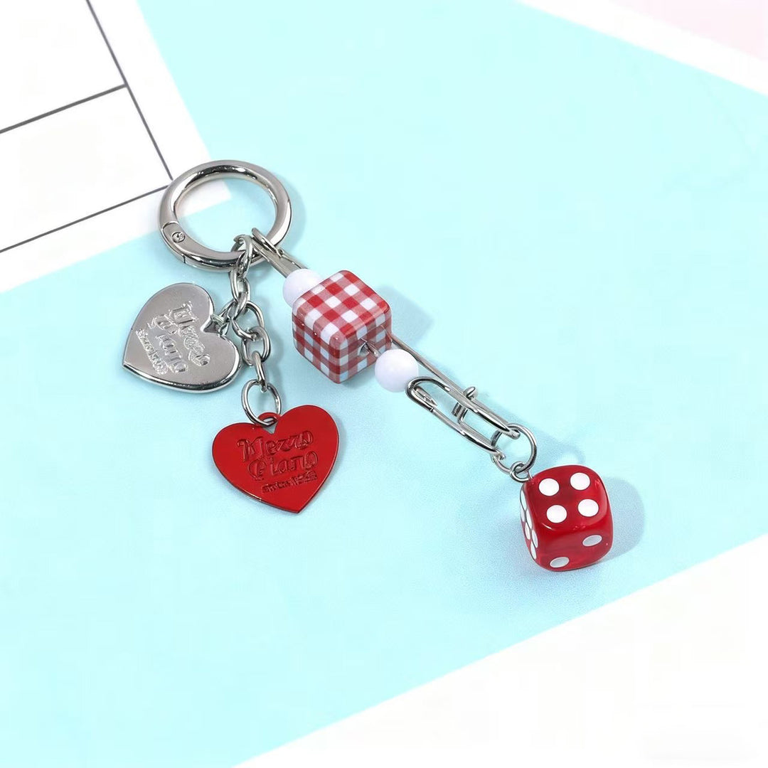 Playful Dice-Inspired Keychain Stornfield