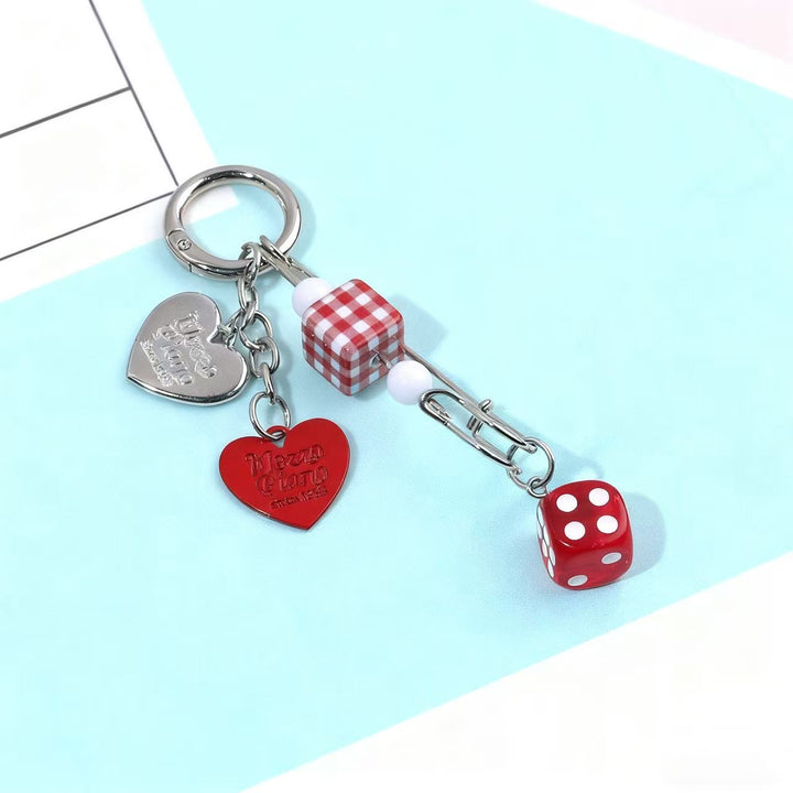 Playful Dice-Inspired Keychain Stornfield