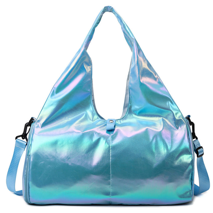Iridescent Multi-Pocket Travel Tote Bag Stornfield