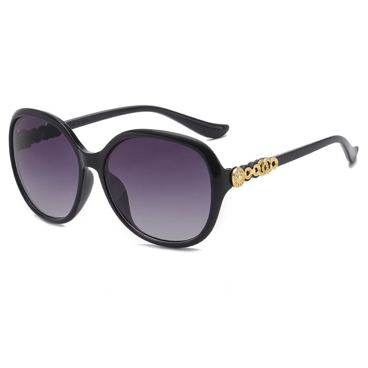 Women's oversized sunglasses with trendy tortoiseshell pattern and elegant frame accents Stornfield