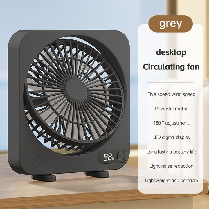 Unisex High-Efficiency Desktop Circulating Fan Stornfield