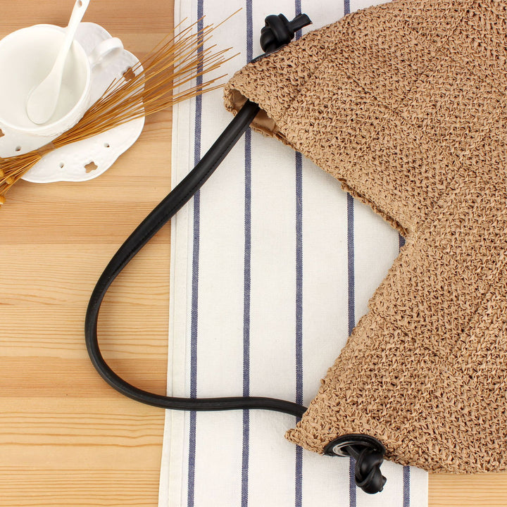 Handbag with Modern Geometric Knit Pattern Stornfield
