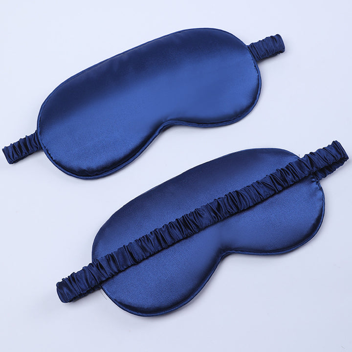 Women's nano silk sleep mask with padded eye area, adjustable elastic band, and storage pouch Stornfield