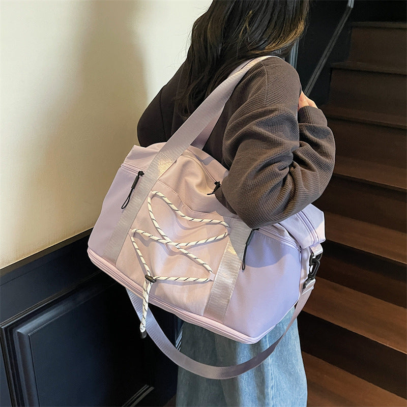 Sporty Shoulder Bag With Practical Organizer Stornfield