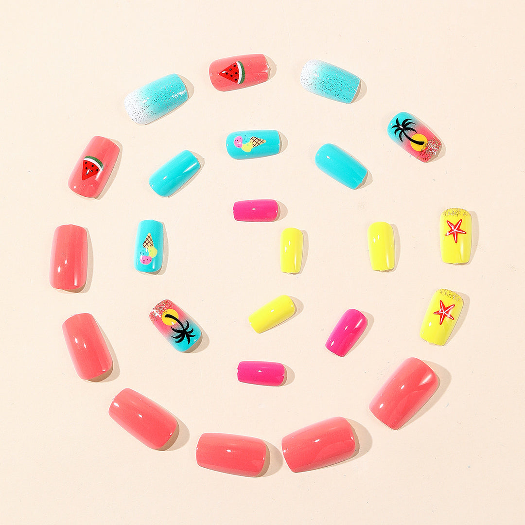 Summer-Inspired 3D Nail Art Set Stornfield