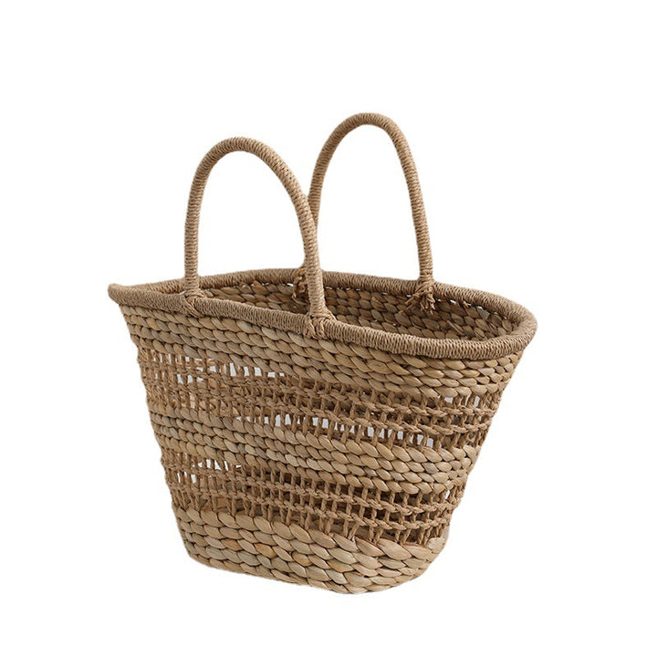 Handmade rattan bag with a removable lining insert Stornfield