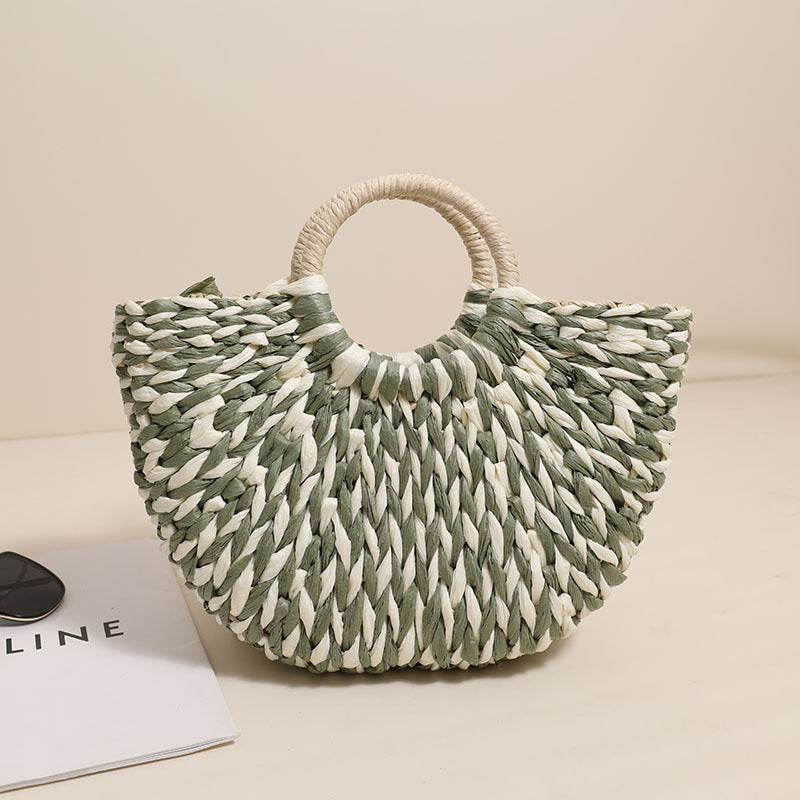 Braided basket bag with unique design Stornfield