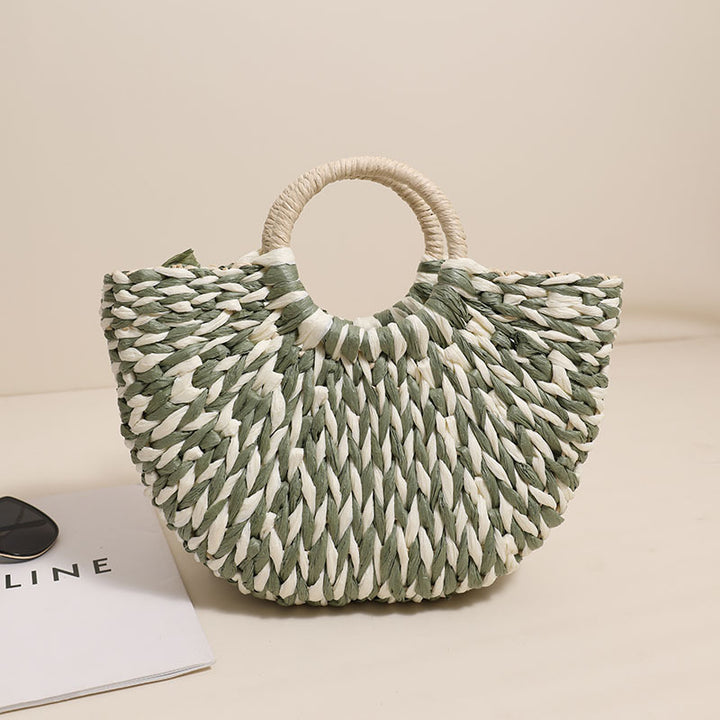Braided basket bag with unique design Stornfield