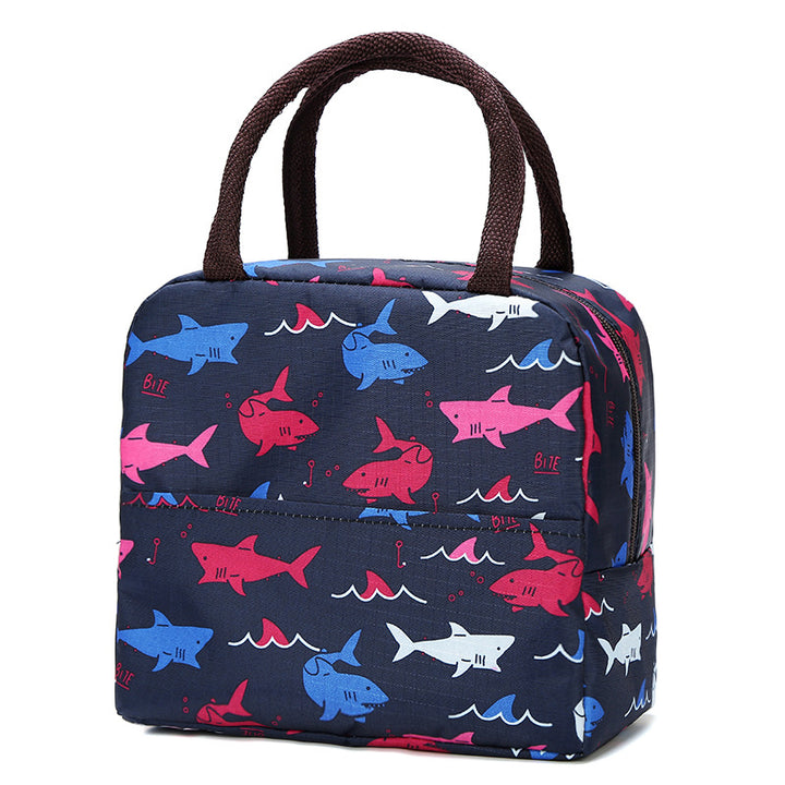 Insulated Flamingo Print Lunch Cooler Bag Stornfield