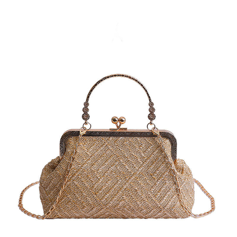 Vintage-Inspired Textured Crossbody Bag Stornfield