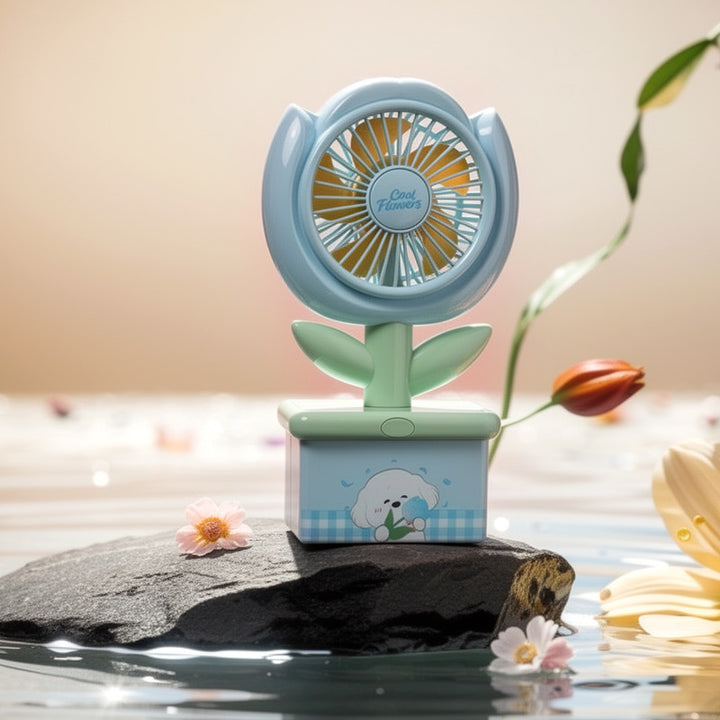 Ladies decorative mini table fan Stornfield