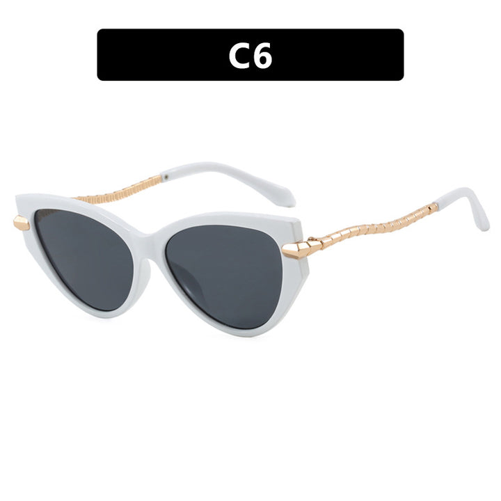 Ladies Cat-Eye Sunglasses with elegant metal frame and fashionable accents Stornfield