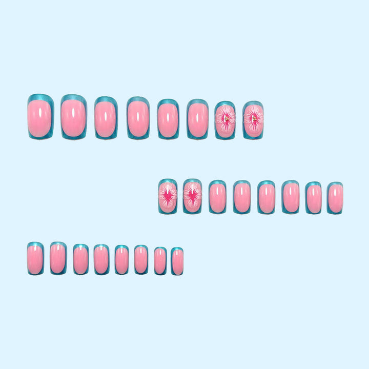 Creative nail art with floral applications Stornfield