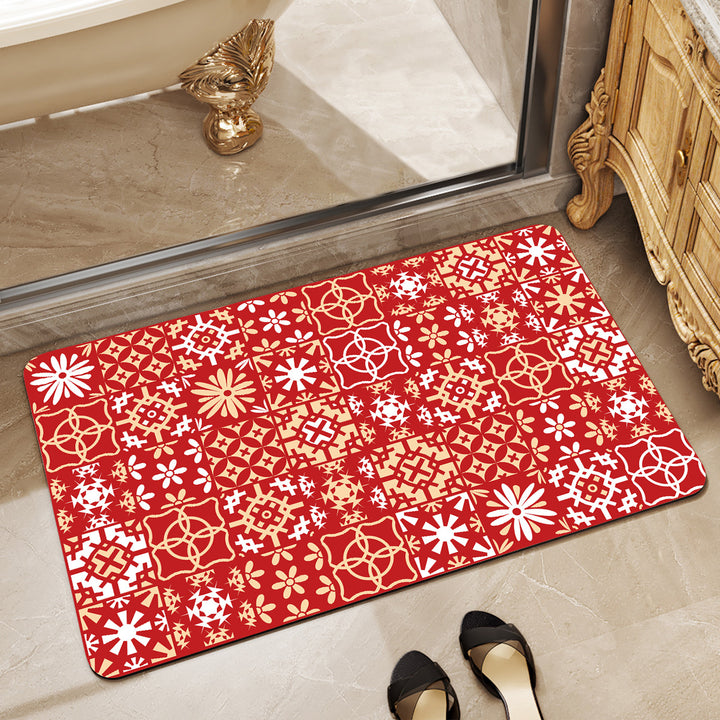 Stylish Abstract Bath Mat Stornfield