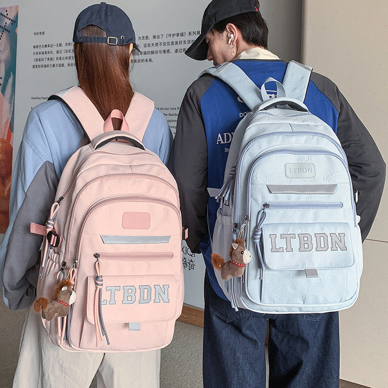 Modern Textured Casual Backpack Stornfield
