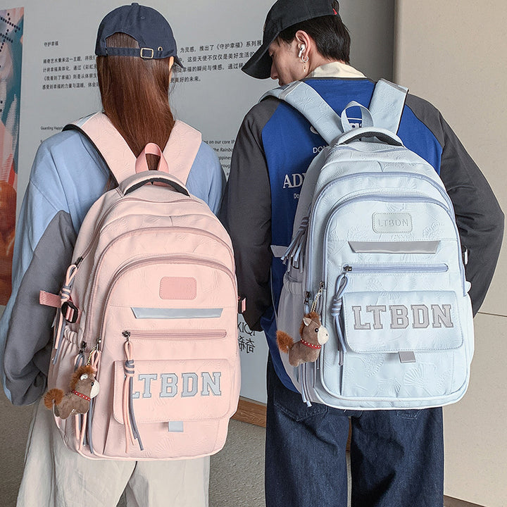 Modern Textured Casual Backpack Stornfield