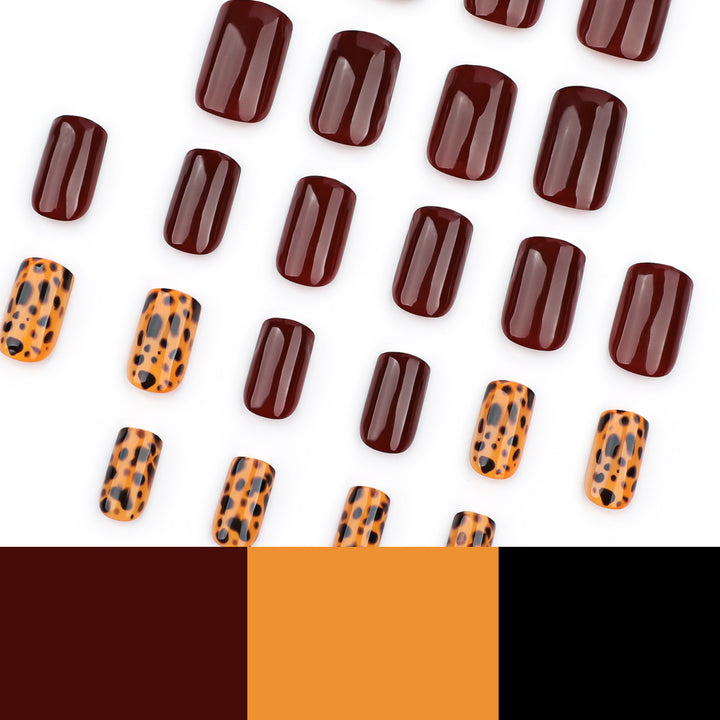 Artful nail art with animal leopard design Stornfield